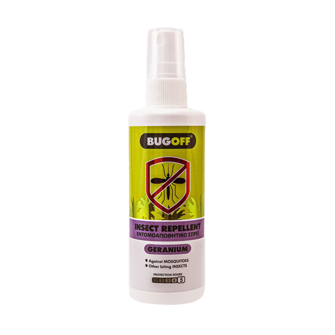 Спрей від укусів комах Madis Bug Off Insect Repellent Geranium, 100 мл